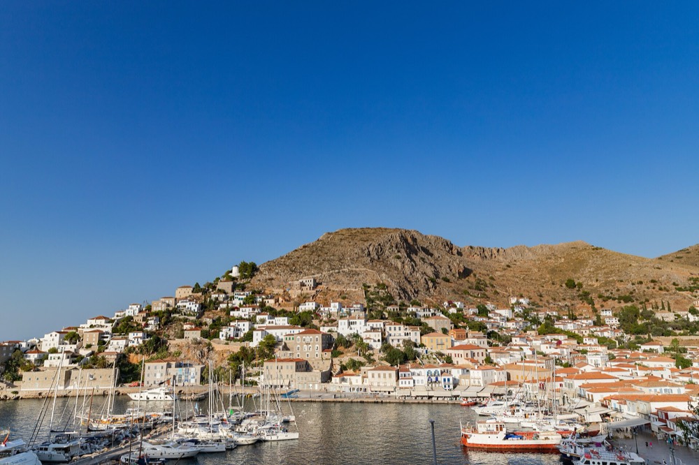 Yunanistan, Hydra adasının limanı